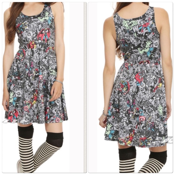 captain marvel skater dress